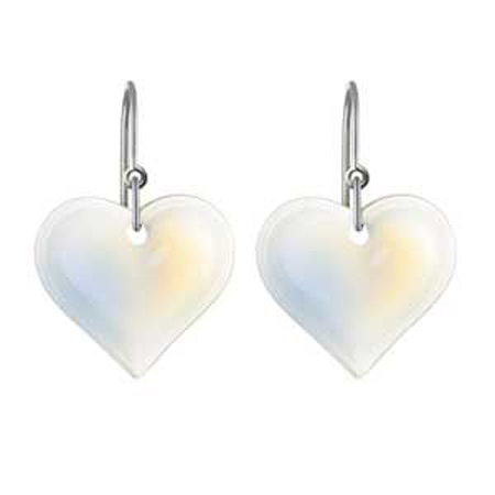 Coeur stud earring opalesc.s Lalique 7764700