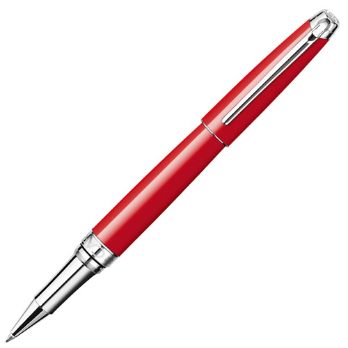 Ручка роллер Carandache Leman Scarlet red lacquered SP
