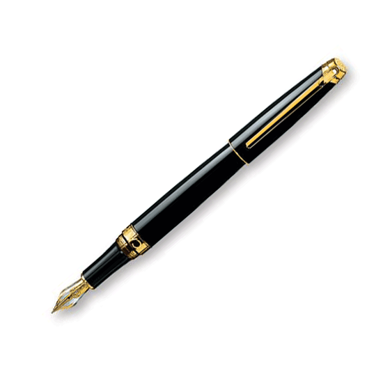 ����� �������� Carandache Leman Ebony black lacquered GP