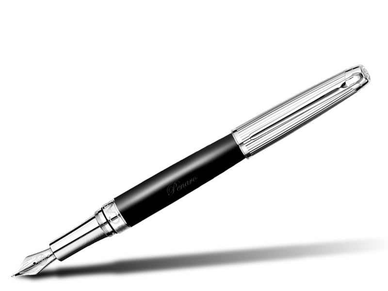 Ручка перьевая Carandache Leman Bicolor Black SP